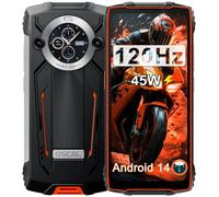 Smartphone OSCAL PILOT 2, [Pas de chargeur UE] 8 Go + 256 Go Android 14 8800 mAh 6,5" FHD + Écran 50 MP + 32 MP GPS/NFC/OTG Orange