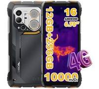 Smartphone Oscal Pilot 6 4G - 6.78" 120Hz 24Go+256Go,10000 mAh-NOIR Orange