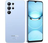 Smartphone C1 Bleu : 6.52", 4Go+128 Go + 1To, 5150mAh, Android 15, Dual SIM 4G,Téléphone Portable-199g