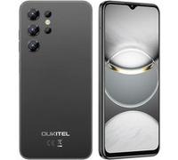 Smartphone C1 Noir : 6.52", 4Go+128 Go + 1To, 5150mAh, Android 15, Dual SIM 4G,Téléphone Portable-199g