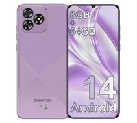 Smartphone OUKITEL C53 débloqué sous Android 14 : 8 Go + 64 Go/1 To, extensible, sans abonnement, Octa Core, écran 6,6 pouces HD+, caméra 13 MP + 5 MP, batterie 4 300 mAh, double SIM 4G, reconnaissanc