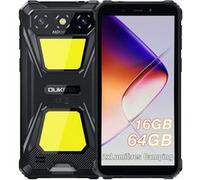 Smartphone Oukitel G5 Noir : 6" HD,4Go+64Go, 6300mAh, Android 14, Dual SIM 4G,GPS Téléphone Portable-300g Noir G