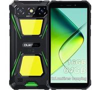 Smartphone G5 Vert : 6" HD,4Go+64Go, 6300mAh, Android 14, Dual SIM 4G,GPS Téléphone Portable-300g