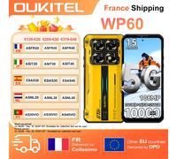Smartphone OUKITEL WP60 5G 24 Go (8+16) Go + 256 Go ROM, écran HD+ 7,2 pouces 120 Hz, MTK 7025, batterie 10000 mAh, téléphone robuste, 108 MP, Android 15, NFC 8GB 256GB
