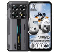Smartphone OUKITEL WP60 5G 24 Go (8+16) Go + 256 Go ROM, écran HD+ 7,2 pouces 120 Hz, MTK 7025, batterie 10000 mAh, téléphone robuste, 108 MP, Android 15, NFC 8GB 256GB