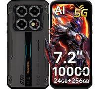Smartphone OUKITEL WP60 Noir 7.2" HD+,24Go/256Go/2To 10000mAh Dual SIM 5G NFC Noir