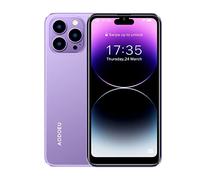 Smartphone Pas Cher 4G, Android 11, Écran 6.3" HD+, 32Go ROM ,4Go RAM, 4850mAh Batterie, 8MP+5MP CaméraTéléphone Portable, Face ID/Dual SIM/WiFi/GPS Téléphone Portable Pas Cher sans Forfait-Violet