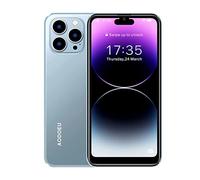 Smartphone Pas Cher 4G, Android 11, Écran 6.3" HD+, 32Go ROM ,4Go RAM, 4850mAh Batterie, 8MP+5MP CaméraTéléphone Portable, Face ID/Dual SIM/WiFi/GPS Téléphone Portable Pas Cher sans Forfait-Bleu