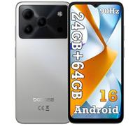 Smartphone Pas Cher DOOGEE Note 56 - 24Go + 64Go/jusqu'à 2To - Batterie 6150mAh - Écran 6.56"" - Android 16 - 8MP Double SIM/GPS