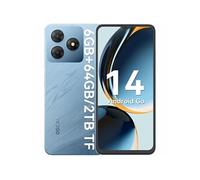 Smartphone pas cher FLAT 2C 6,56 6Go+64Go/SD 2To 5000mAh Android 14 GO Dual SIM - Bleu