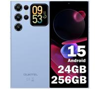 Smartphone Pas Cher OUKITEL C62 Pro 24GB+256GB 6,88"" 5150 mAh Telephone portable Android 15 13MP Camera Dural SIM 4G/NFC Bleu