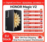 Smartphone pliable Honor Magic V2 version globale 5G, Snapdragon 8 Gen2, écran OLED LTPO 120 Hz, triple appareil photo 50 MP, Android Purple