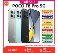 Xiaomi Smartphone POCO F8 Pro 12 Go RAM 256 Go Écran AMOLED 6,59" 120 Hz Noir