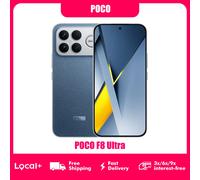 Smartphone POCO F8 Ultra 5G 12 Go/256 Go 16 Go/512 Go NFC sans chargeur, Snapdragon 8 Elite, batterie 6500 mAh Blue