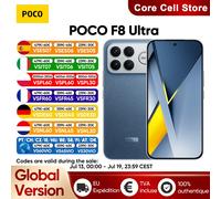 Smartphone POCO F8 Ultra 5G Snapdragon version mondiale ® 8 Elite Gen 5 Écran AMOLED 6,9 pouces pour la protection des yeux 6500 mAh 100 W HyperCharge NFC I Black