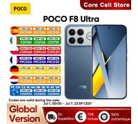 Smartphone POCO F8 Ultra 5G Snapdragon version mondiale ® 8 Elite Gen 5 Écran AMOLED 6,9 pouces pour la protection des yeux 6500 mAh 100 W HyperCharge NFC I Black