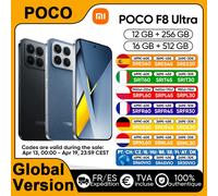 Smartphone - XIAOMI - POCO F8 Ultra - 12 Go RAM - 256 Go - Écran AMOLED 6,9"" 120 Hz