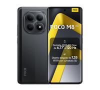 Smartphone POCO M8 5G version globale, Snapdragon 6 Gen 3, écran immersif 6,77 pouces 120 Hz FHD+, batterie 5520 mAh, NFC noir