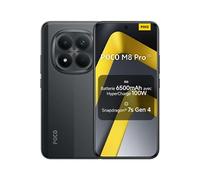 Version mondiale POCO M8 Pro 5G Smartphone avec processeur Snapdragon 7s Gen 4 Écran AMOLED 6,83 pouces Appareil photo 50 Mpx Grande batterie 6500 mAh Téléphone portable Xiaomi noir