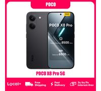 Smartphone POCO X8 Pro 5G 8 Go 256 Go 12 Go 512 Go NFC, processeur Dimensity 8500-Ultra, batterie 6500 mAh Jaune