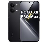 Version Globale POCO X8 Pro Max 5G, Smartphone NFC, Batterie Monstre 8500mAh, Dimensity 9500s, Écran AMOLED 6.83'' 1.5K 120Hz noir