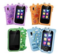 Smartphone pour Jouet - Téléphone Portable éducatif avec Double caméra | Dispositif de Narration d'histoires avec Lecteur de Musique | Petits garçons, Filles, Apprentissage, Jeu, téléphone