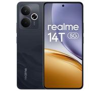 Realme Smartphone 14T – 5G Dimensity 6300, écran AOLED 6,67" batterie 6000 mAh, Next AI – Noir