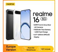 Realme Smartphone Realme 16 6,57" 5G Nano SIM 256 Go Noir
