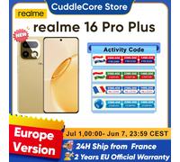 realme 16 Pro 17,3 cm (6.8 ) Double SIM 5G 8 Go 256 Go 6500 mAh Or