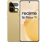 Realme Smartphone 16 Pro+ – 6,8 pouces 5G – 12 Go/512 Go – Master Gold ITA