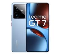 Version Globale realme GT 7 5G Smartphone, Chipset Mediatek Dimensity 9400e, Écran AMOLED 6.78'', Batterie 7000mAh, Charge Rapide 120W 12GB 256GB Blue