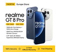 Smartphone realme GT8 Pro 5G 7000 mAh Android 16 AMOLED 120W Ultra Charge+50W Charge sans fil Smartphone Snapdragon 8850, appareil photo 200MP, 50MP IMX906 OIS, écran 6.78' 2K 144Hz, IP69 Snapdragon 8