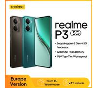 Smartphone realme P3 5G Android Ai Snapdragon 6 Gen 4 Écran Amoled 6,67'' 120Hz Batterie 5260 mAh Appareil photo IA 50MP Gray