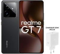 Pack Smartphone Realme GT7 5G 512Go Noir avec Chargeur Realme 120W