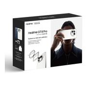 Smartphone Realme Pack GT8 PRO 16/512 Go Bleu + kit deco Bleu + Chargeur 120W blanc + Buds Clip noir