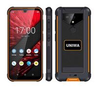 Smartphone Résistant Android 13 6GB+128GB 20MP IP68 NFC 4G Noir+Orange YONIS
