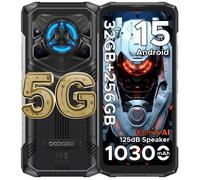 Smartphone Robuste 5G DOOGEE Blade 20 Play 32GB+256GB 10300mAh 6,6"" HD+ Telephone Portable Incassable Android 15 50MP/NFC Argent