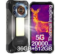 Smartphone Robuste 5G OUKITEL WP61 Ultra 6.78"" Imagerie Thermique 36Go+512Go Telephone Portable Incassable Android 16 108MP NFC Noir