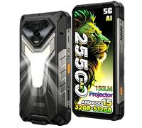 Smartphone Robuste 5G Ulefone Armor 34 Pro 32Go+512Go/2TB 6.95""FHD+ 25500mAh Telephone Portable Incassable avec Projecteur 64MP NFC