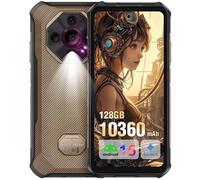 Smartphone Robuste 5G Ulefone Armor X16 12Go+128Go 6,56"" 10360mAh Telephone Portable Incassable Android 15 Dural SIM/NFC/48MP Or