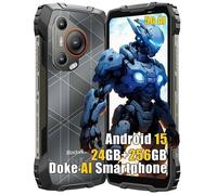 Blackview Smartphone BL7000 Doke IA 5G Écran 6,78'' 256 Go 8 Go RAM Noir