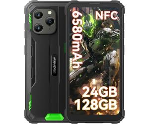 Smartphone Robuste Blackview BV5300 Pro Vert, téléphone d'extérieur avec 7 Go de RAM et 64 Go de Stockage