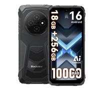 Blackview Smartphone incassable FORT 1 6,56'' Android 15 18Go/256Go 10000mAh NFC Dual SIM Noir