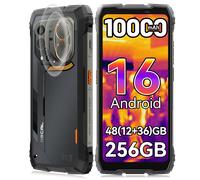 Smartphone robuste Blackview OSCAL PILOT 6, Android 16, 10000mAh, 27W, 48 Go (12+36) Go de RAM, 256 Go de ROM, MTK G100, écran 6,78 pouces, téléphone mobile NFC noir