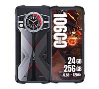 Smartphone robuste Cubot KINGKONG 9, écran 6,58 pouces 120 Hz, Helio G99, 24 Go de RAM, 256 Go/512 Go de ROM, appareil photo 100 MP, 10 600 mAh, NFC, GPS 24GB + 256GB noir