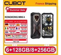 Cubot KingKong Mini 4, smartphone robuste sous Android 15, écran 4,7 pouces, 90 Hz, batterie 4700 mAh, 6 Go + 128 Go ou 8 Go + 256 Go, NFC, appareil photo 48 MP, lampe torche pour le camping 6 Go + 12