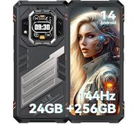 Smartphone Robuste CUBOT Kingkong Star 2 5G 24Go+256Go 6,72"" FHD+ Téléphone Incassable Android 14 5100 mAh 100MP Dural SIM/NFC Noir