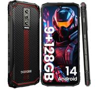 Smartphone Robuste DOOGEE BLADE 10 Android 14,6.56"" 9Go + 128Go,5150mAh,4G WIFI Téléphone de chantier Double SIM/NFC - Kevlar