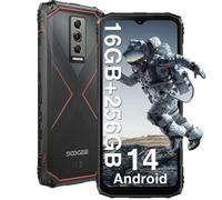 Smartphone Robuste DOOGEE BLADE 10 PRO 6.56 pouce 16Go + 256Go,Android 14 5150mAh 4G WIFI Telephone Portable Incassable NFC - Rouge