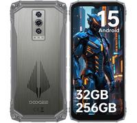 Smartphone Robuste DOOGEE Blade 10 Pro Energy 32GB+256GB 6.56'' Téléphone Incassable Android 15 6150mAh 50MP Dural SIM/NFC Argent